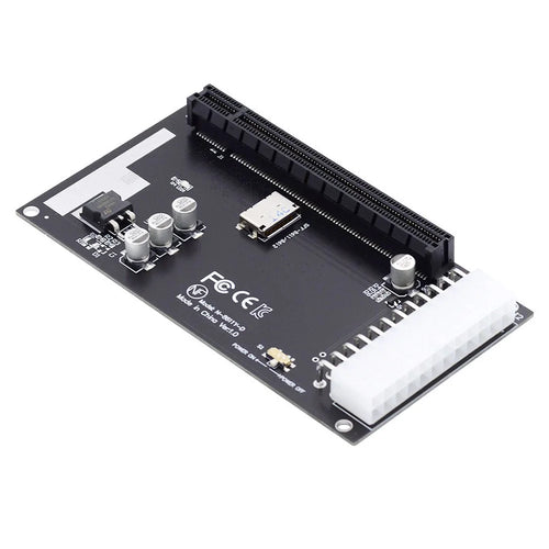 SF-059 4x Oculink SFF-8612 SFF-8611 to PCIE PCI-Express 16x Adapter with ATX 24-Pin Power Port for Mainboard Graphics Card - 1