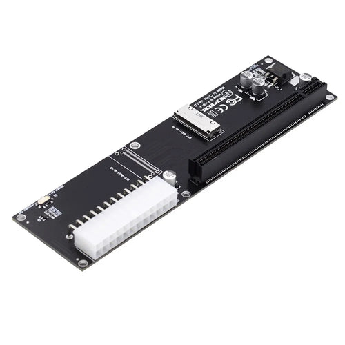 SF-066 Oculink 8X SFF-8612 SFF-8611 to PCIE PCI-Express 16X Adapter with ATX 24-Pin Power Port for Mainboard Graphics Card - 1