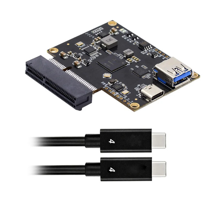 UC-143 Type-C USB4 40Gbps to PCI-E SSD 4x Graphics Card Converter Cable USB4.0 40Gbps JHL7440 Chipset - 1
