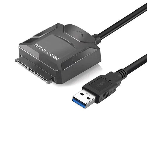 U3-027-OD USB 3.0 to Angled SATA 22 Pin Adapter Cable for 2.5", 3.5" Hard Disk Drive SSD for Desktop Laptop - 1