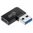 U3-018-RF 10Gbps USB3.0 Male to Female Extension Power Data Video Adapter 90-Degree Angled Type - 1