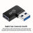 U3-018-RF 10Gbps USB3.0 Male to Female Extension Power Data Video Adapter 90-Degree Angled Type - 5