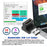 U3-018-DN 10Gbps USB3.0 Male to USB3.0 Female Adapter 90 Degree Angled Type Video Adapter - 3