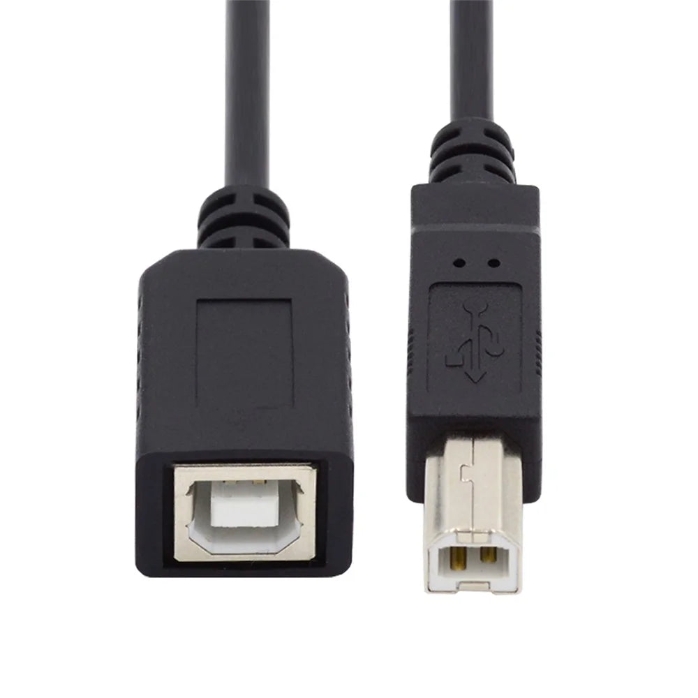 U2-068-BK 20cm USB 2.0 B Type Male to Female Extension Cable 20cm for Printer Scanner Hard Disk - 7