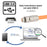 U2-089-OR-1.0M USB-A to Micro USB Cable Liquid Silicone USB2.0 480Mbps Data Cord for Laptop Tablet Phone - 6