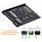SA-060 Dual MSATA NGFF B+M SSD Card JBOD Raid 0 Span Bridge to 2.5inch SATA Combo HDD Disk Drive Enclosure - 3