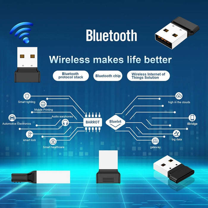 OY313 Bluetooth-compatible 5.3 USB Adapter Wireless BT 5.3 Receiver USB Dongle for Car Audio Headphone - 5