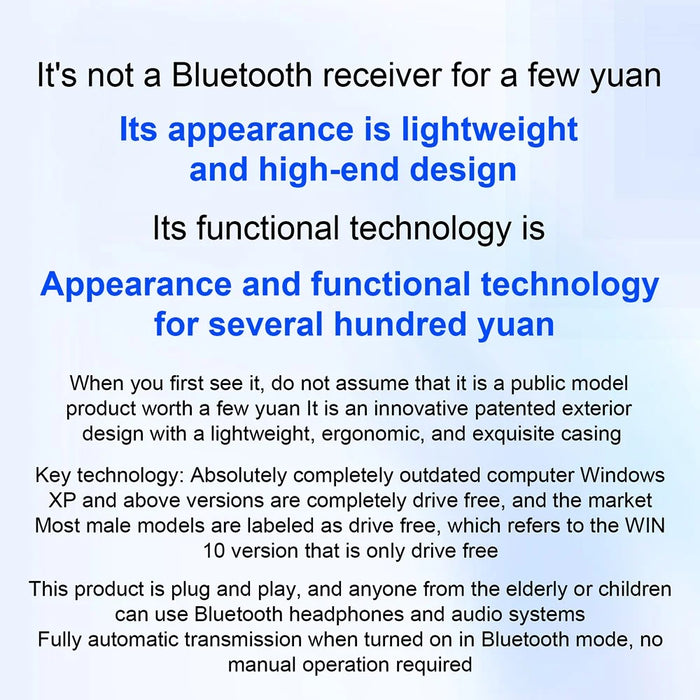 OY313 Bluetooth-compatible 5.3 USB Adapter Wireless BT 5.3 Receiver USB Dongle for Car Audio Headphone - 6