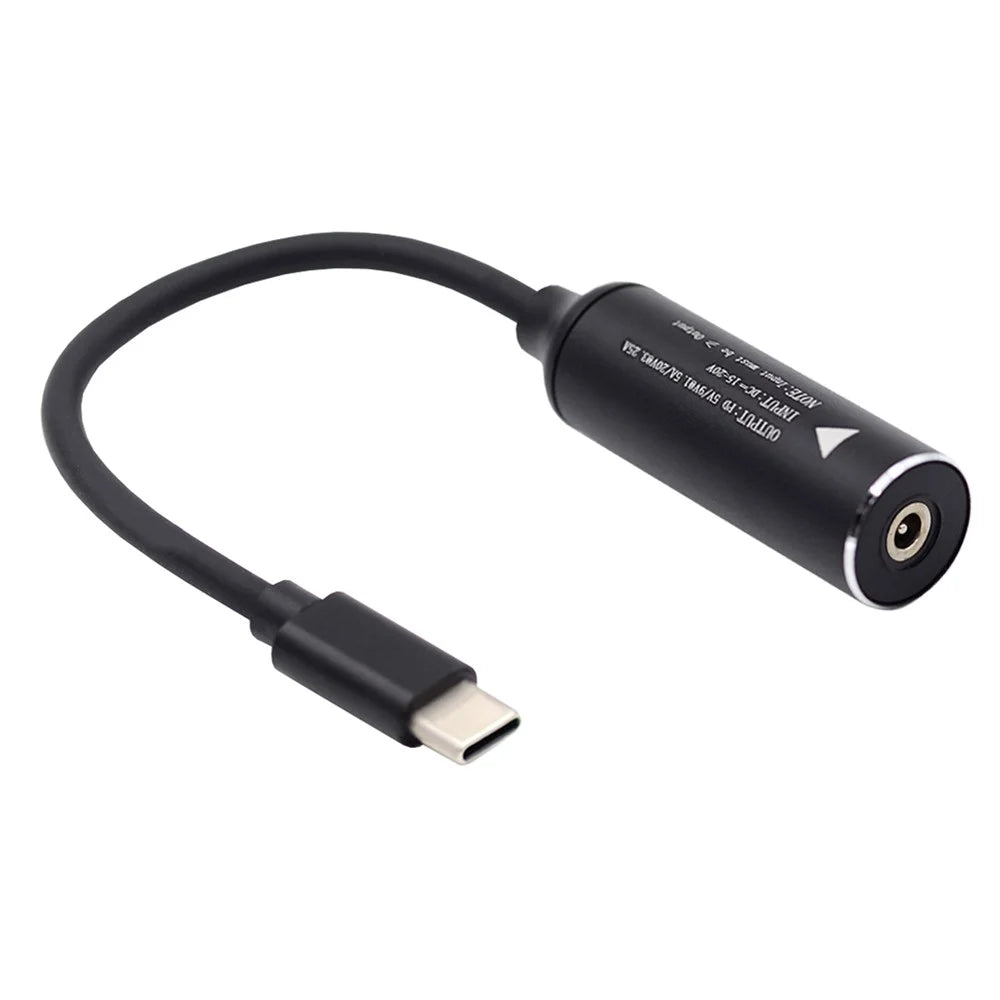UC-149-4817MM DC Jack 4.8x1.7mm Input Female to Type-C Male Power Plug Charge Cable for Laptop Phone PD9V 15V 20V - 2