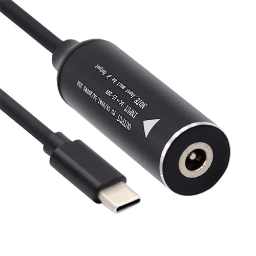 UC-149-4013MM DC Jack 4.0x1.3mm Input Female to Type-C Male Cable Charging Cord for Laptop Phone PD9V 15V 20V - 1