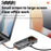 SW8V 8 in 1 Type-C Docking Station Portable USB Hub Adapter USB-C to USB3.0 / USB2.0 / Type-C2.0 / 100M Ethernet - 7