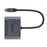 ONTEN M205 3-in-1 Type-C to HD+VGA Adapter Cable with PD Fast Charging USB-C Video Converter - Black - 3