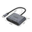 ONTEN M205 3-in-1 Type-C to HD+VGA Adapter Cable with PD Fast Charging USB-C Video Converter - Black - 6