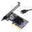 UC-104-EF USB 3.2 Gen2 Type-E 20Gbps Front Panel Socket to PCI-E 4X Express Card Adapter for Desktop Motherboard (ASM3242 Chipset) - 1