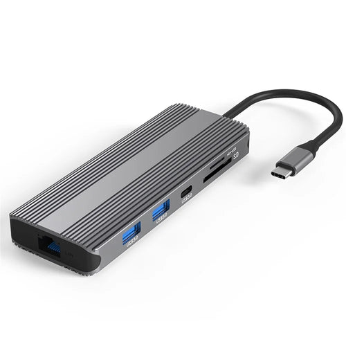 BLUEENDLESS HP105 Type-C Laptop Docking Station 10-in-1 Splitter Multiport USB 3.0 Extension Hub - 1