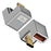 UC-017-OS USB 3.1 Type C Male to USB 3.0 A Female 10Gbps OTG Data 120W Power Opposite U Shape Back Angled Adapter - 1