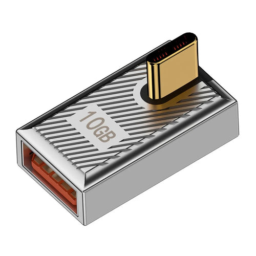 UC-017-LP For Laptop Tablet Phone USB 3.1 Type C Male to USB 3.0 A Female 10Gbps OTG Data 120W Alloy Shell Power Adapter - 1