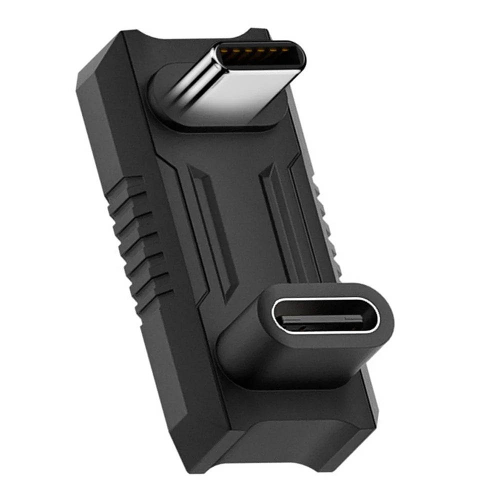 UC-068-OU USB-C Male to Female Power Data Video Adapter Opposite U Shape Back Angled Converter (13.5mm Distance Space) - 1