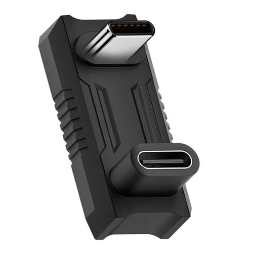 UC-068-OU USB-C Male to Female Power Data Video Adapter Opposite U Shape Back Angled Converter (13.5mm Distance Space) - 1