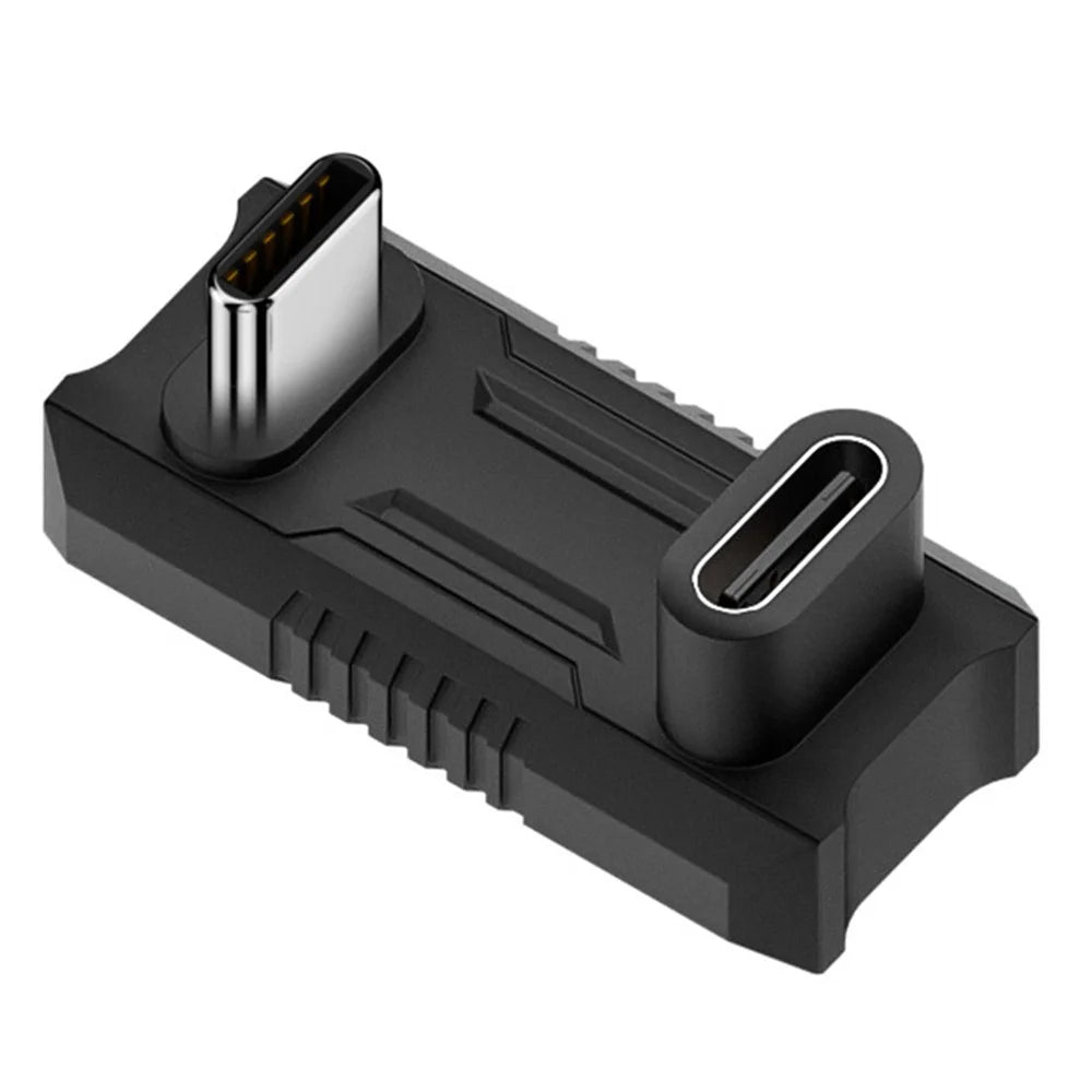 UC-068-OU USB-C Male to Female Power Data Video Adapter Opposite U Shape Back Angled Converter (13.5mm Distance Space) - 2
