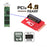 EP-022-2230MM NVME M-Key 22x30mm to 22x80mm NGFF Extension SSD Upgrade Adapter Compatible with ROG Ally Gaming - 7