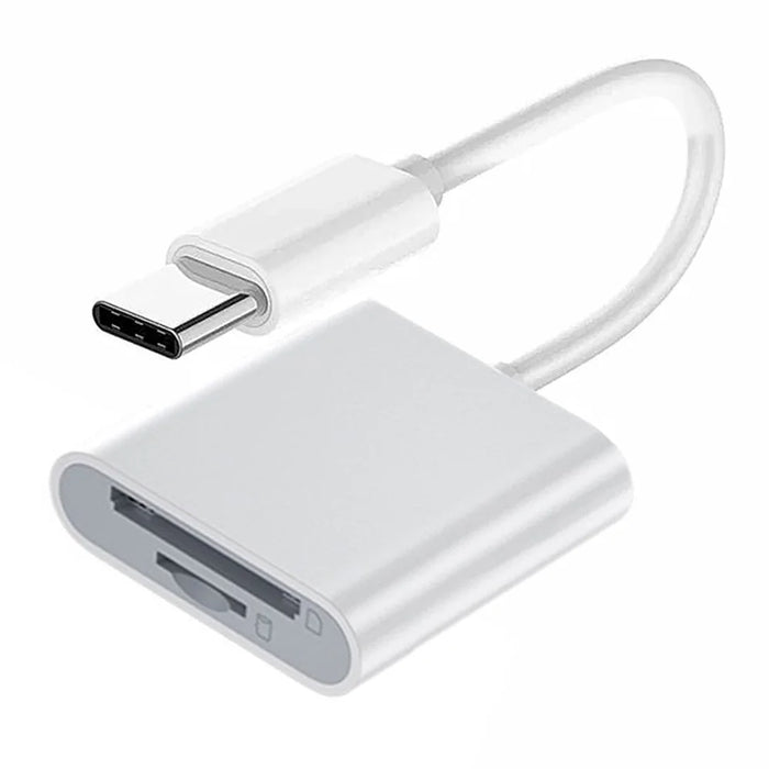 UC-155-SD002 USB 2.0 USB-C to TF Mini-SD SDXC SDHC Card Reader for MacBook Laptop Tablet Phone - 1