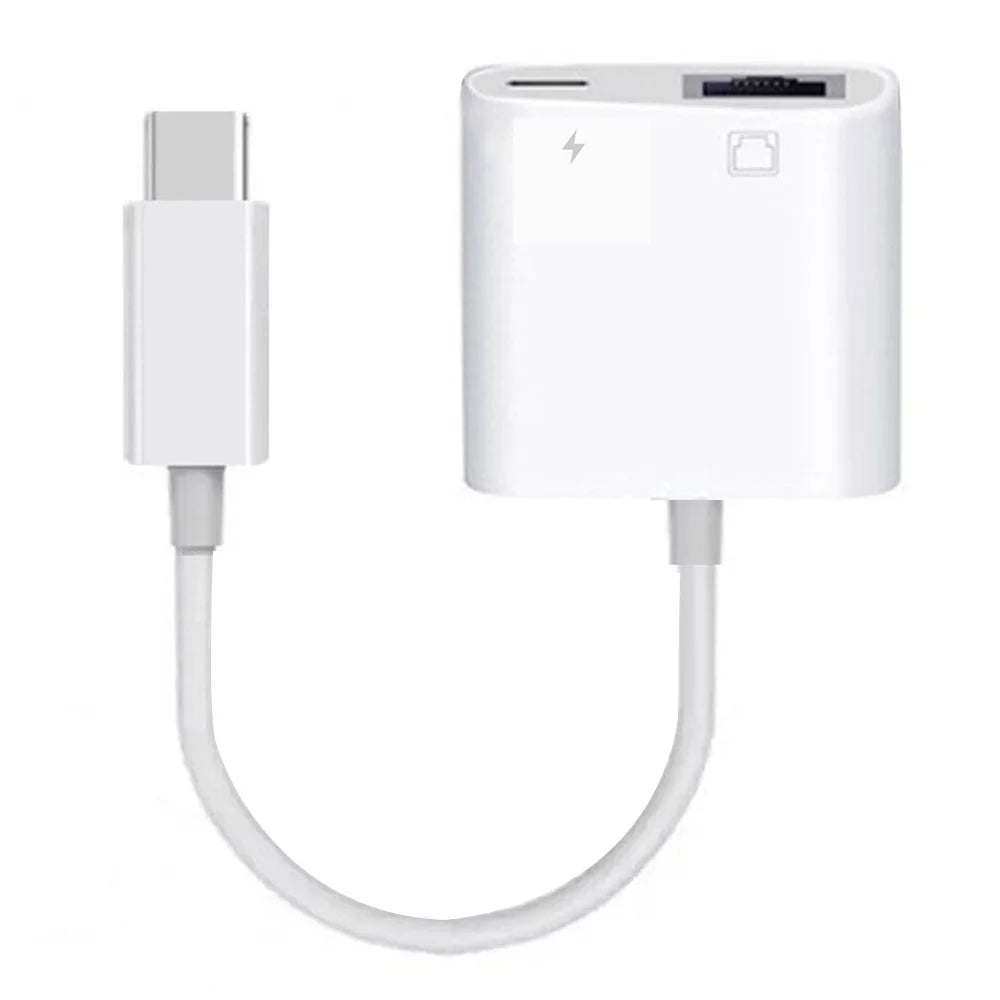 UC-155-TC006 Type C USB-C to 100Mbps Networking RJ45 with PD Power Charge Adapter for Laptop Tablet Phone - 4