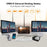 WAVLINK WL-UG39DK3 USB 3.0 Hub Fast Charging Gigabit Ethernet Dual Display Video Dock with DVI / HD - EU Plug - 5