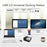 WAVLINK WL-UG39DK3 USB 3.0 Hub Fast Charging Gigabit Ethernet Dual Display Video Dock with DVI / HD - EU Plug - 7