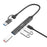 ONTEN UCA9703S 5Gbps USB 3.0 + Type-C Hub Laptop Computer Adapter to 3 x Type-C Ports + USB Port - 2