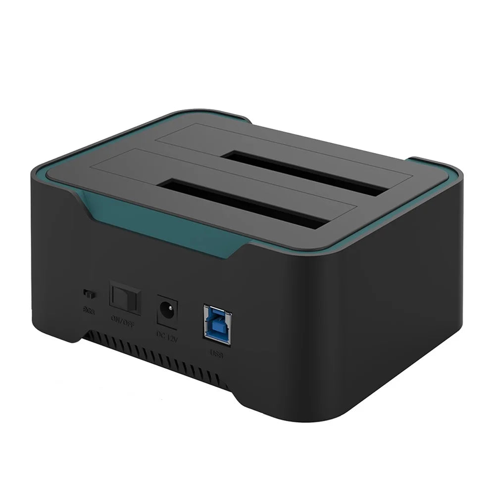 ONTEN UHD6 USB 3.0 to SATA I / II / III Dual Bay External Hard Drive Docking Station for 2.5 / 3.5in HDD, SSD - 2
