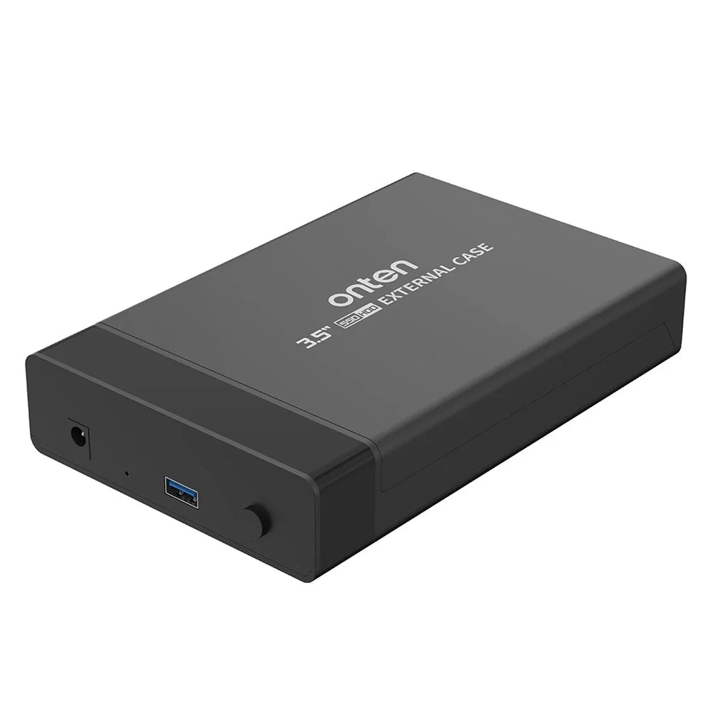 ONTEN UHD3 USB3.0 to 3.5-inch SATA External Hard Drive Enclosures 3.5" HDD External Hard Drive Cases - US Plug - 1