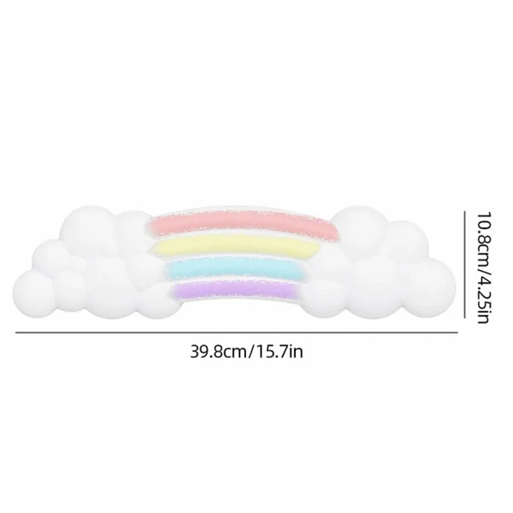 PIWIJOY PJ-01 Cloud Pad Keyboard Wrist Support PU Leather + Memory Foam Wrist Rest Mat - 7