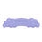 PIWIJOY PJ-01 Cloud Pad Anti-Skid Ergonomic Keyboard Wrist Support Memory Foam Wrist Rest Mat - Purple - 1