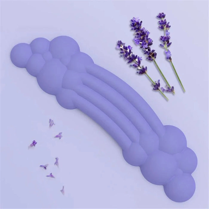 PIWIJOY PJ-01 Cloud Pad Anti-Skid Ergonomic Keyboard Wrist Support Memory Foam Wrist Rest Mat - Purple - 4