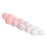 PIWIJOY Marshmallow Wrist Rest Cushion Pad Ergonomic Keyboard Wrist Support with Memory Foam - Pink+White - 1