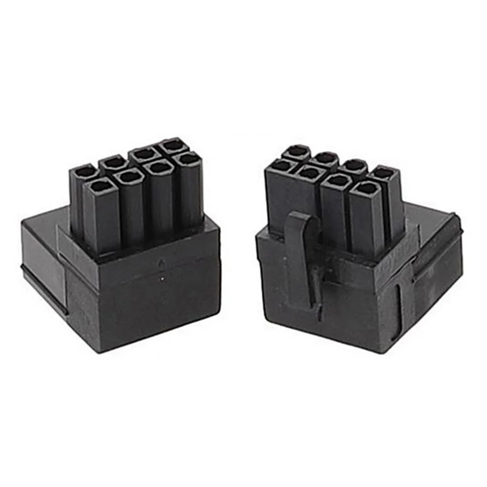 PW-027 2Pcs / Set ATX 8P Male to Female 90 Degree Up+Down Angled Power Header Adapter for GPU Graphics Card - 1