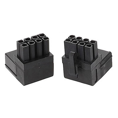 PW-027 2Pcs / Set ATX 8P Male to Female 90 Degree Up+Down Angled Power Header Adapter for GPU Graphics Card - 1