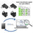 UC-102 4Pcs / Set USB2.0 Type C Female to Micro USB Male Power Data Adapter, 90 Degree Angled Type - 5