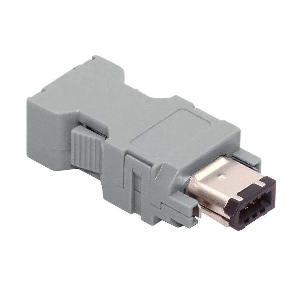 CN-010-MA SM-6P I / O Connector IEEE 1394 6Pin CN3 Plug 55100-0670 Male JZSP-CMP9-1-E Compatible with Yaskawa Panasonic Servo 54280-0609 - 6