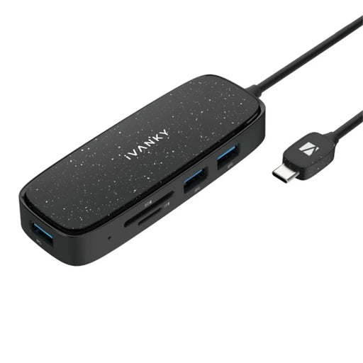IVANKY VCA03 Type-C Hub Adapter to PD+3xUSB 3.0+HD 4K Output+2 Card Reader Slots - 1