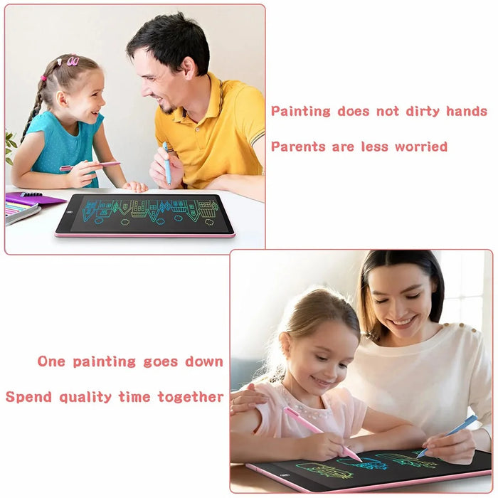 JX-20 20-Inch LCD Writing Tablet Children Doodle Board Educational Learning Toy - Black - 5