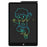JX-16 16-Inch Colorful LCD Writing Tablet Doodle Board Office Memo Board with One-Click Erase - Black - 1