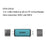 ONTEN CR532 2-in-1 USB-A / USB-C to SD2.0 / TF2.0 Card Reader Aluminum Alloy Dual Connector - 4