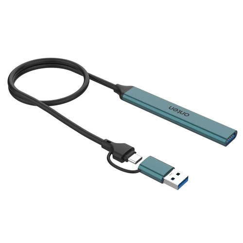 ONTEN UCA9703 USB 3.0+Type-C to 3xType-C+USB Adapter Aluminum Alloy USB Hub - 1