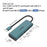 ONTEN UC120 6-in-1 USB-C to USB3.0 + 2xUSB2.0 + Type-C Input + SD / TF Card Slots Adapter USB Hub - 7