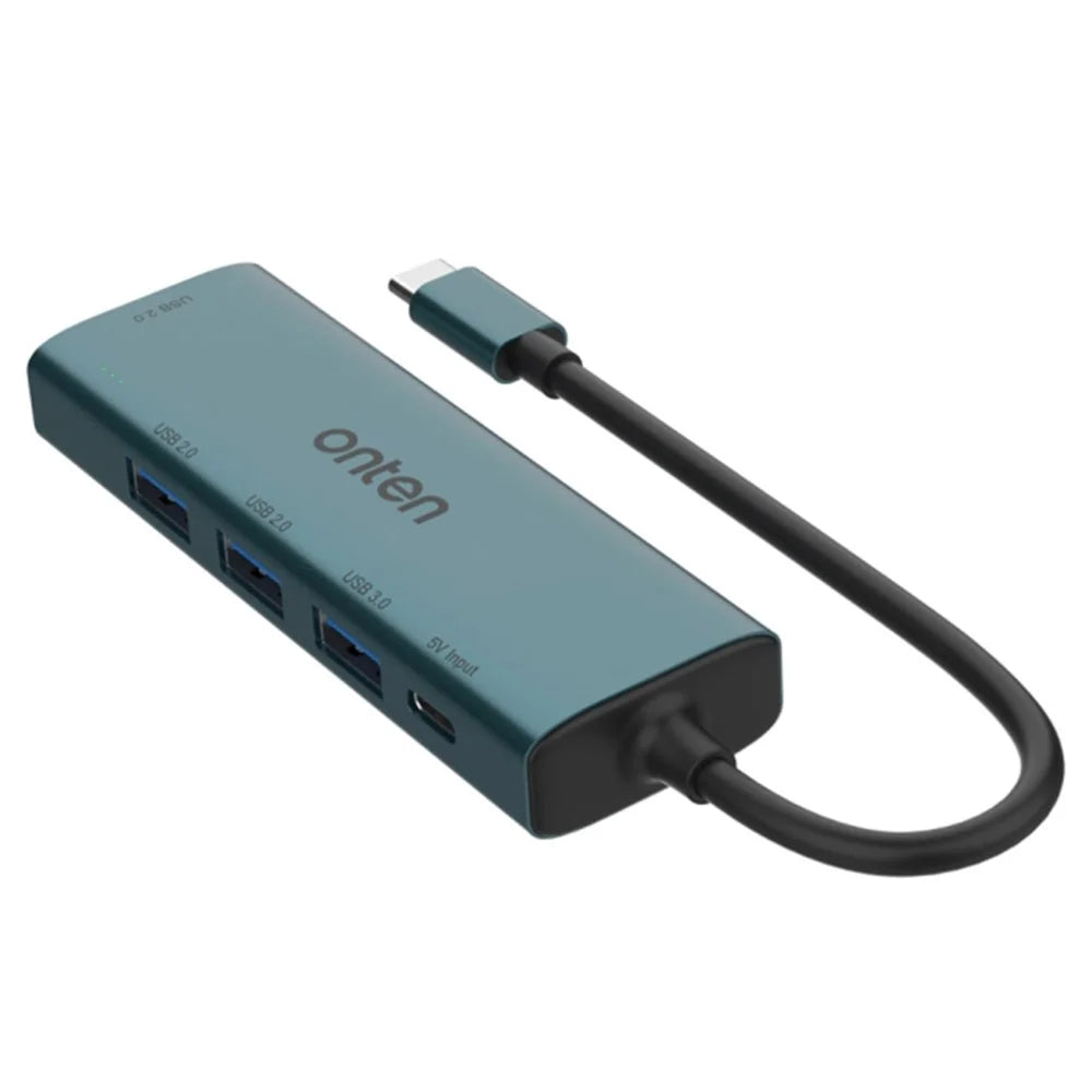 ONTEN UC119 5-in-1 USB-C to USB3.0 + 3xUSB2.0 + USB-C Input Adapter USB Hub - 3