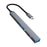 ADS-807 Multi-Port Hub Type-C Adapter to PD 100W Charging USB Data Reading Card Slots - 1