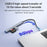 ADS-807 Multi-Port Hub Type-C Adapter to PD 100W Charging USB Data Reading Card Slots - 4