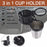 360° Rotation Vehicle Cup Holder Heat Preservation 3 in 1 Foldable Cell Phone Mount - 5